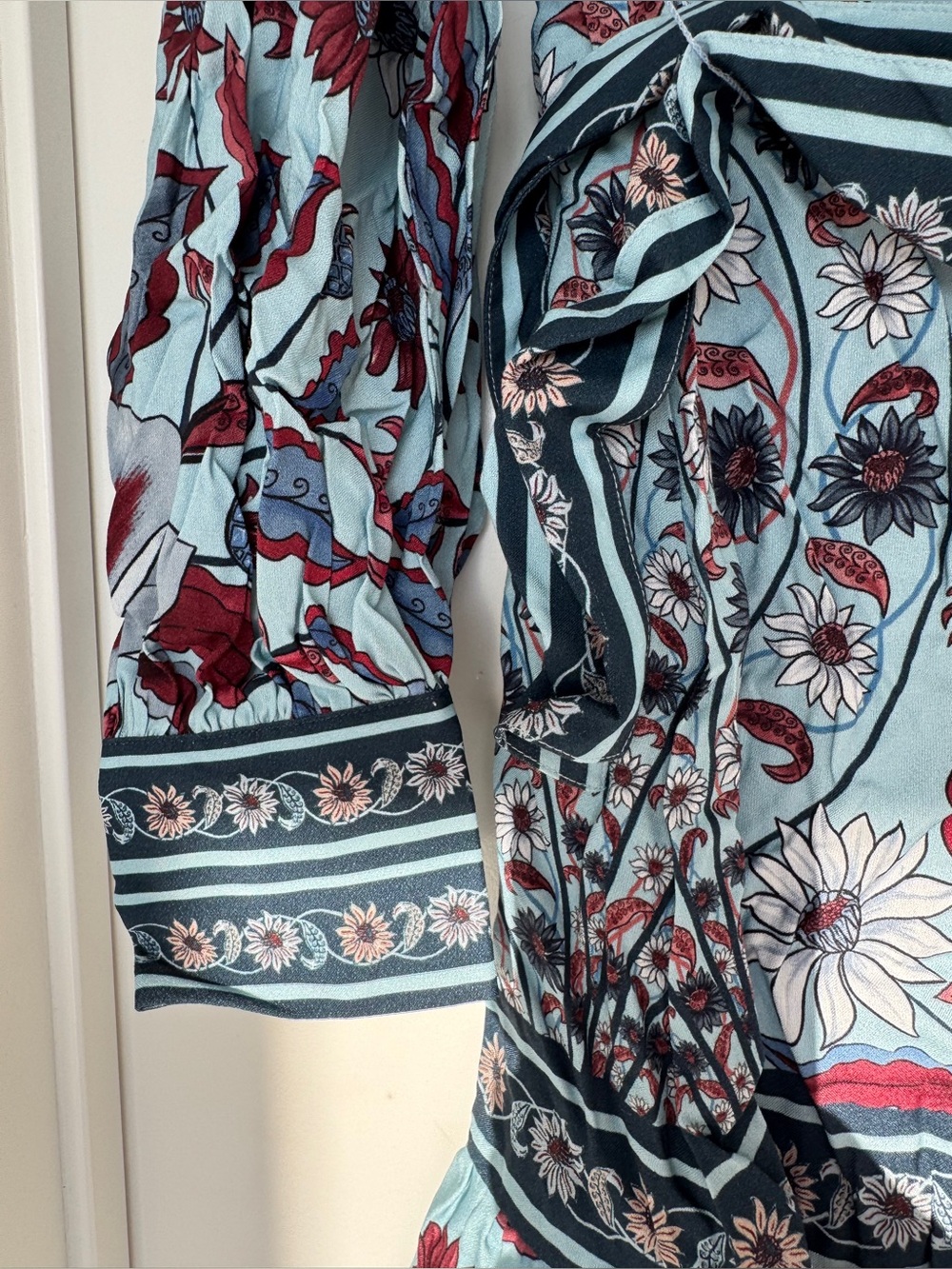 Farm Rio Blue Floral Dress - Picture 4 of 15